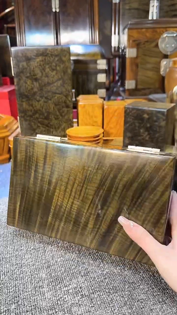 【闪购商品】乌木类成套家具阴沉乌木首饰盒Y403