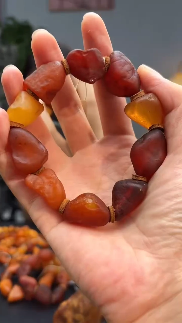 未镶嵌琥珀手串手串