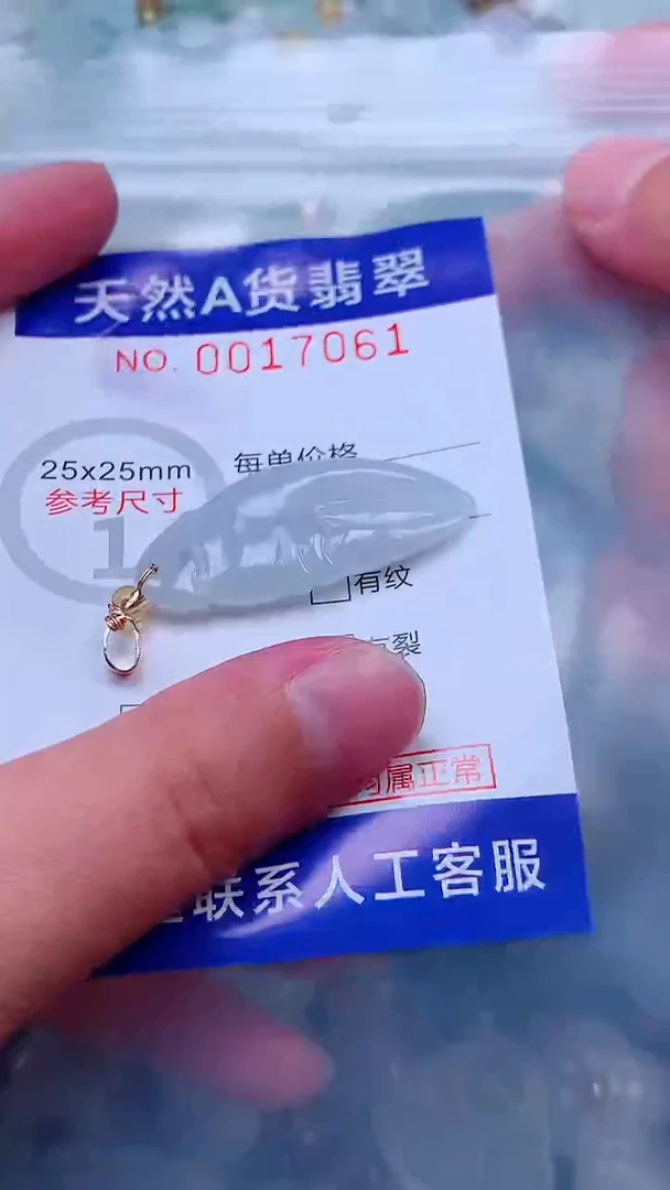 吊坠(不含链)未镶嵌翡翠1