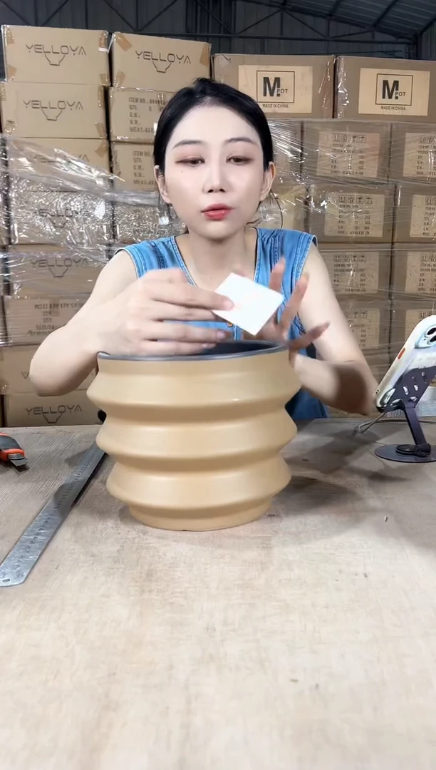 肚肚盆棕色大号20x18