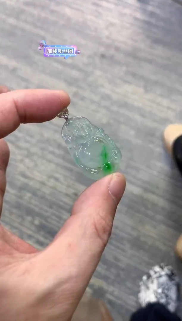 颈饰未镶嵌翡翠天然A货翡翠