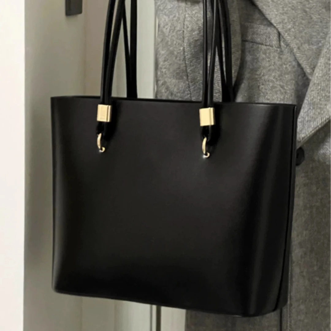 小众设计韩系包包女2025新款小众百搭通勤上课大容量单肩托特包潮