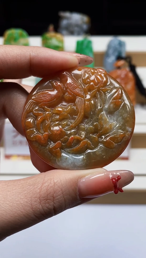 颈饰未镶嵌翡翠翡翠A货