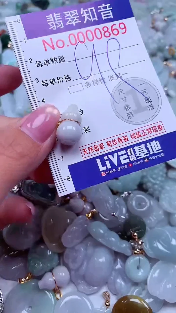 吊坠(不含链)未镶嵌翡翠869