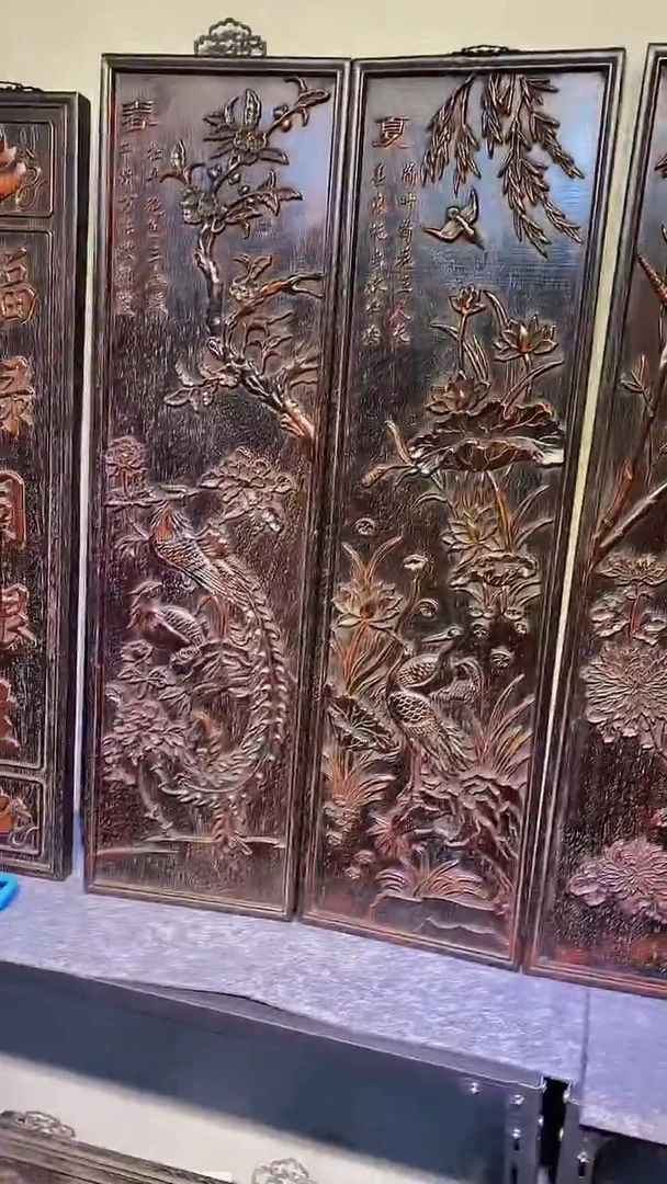 木2**D紫檀木雕一物一拍