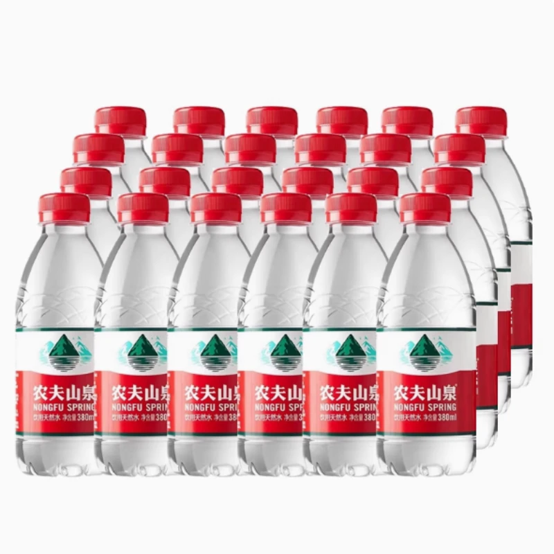 农夫山泉 天然水 380ml*24瓶（380ml*12瓶限量装*2包）  亲诚送水到家