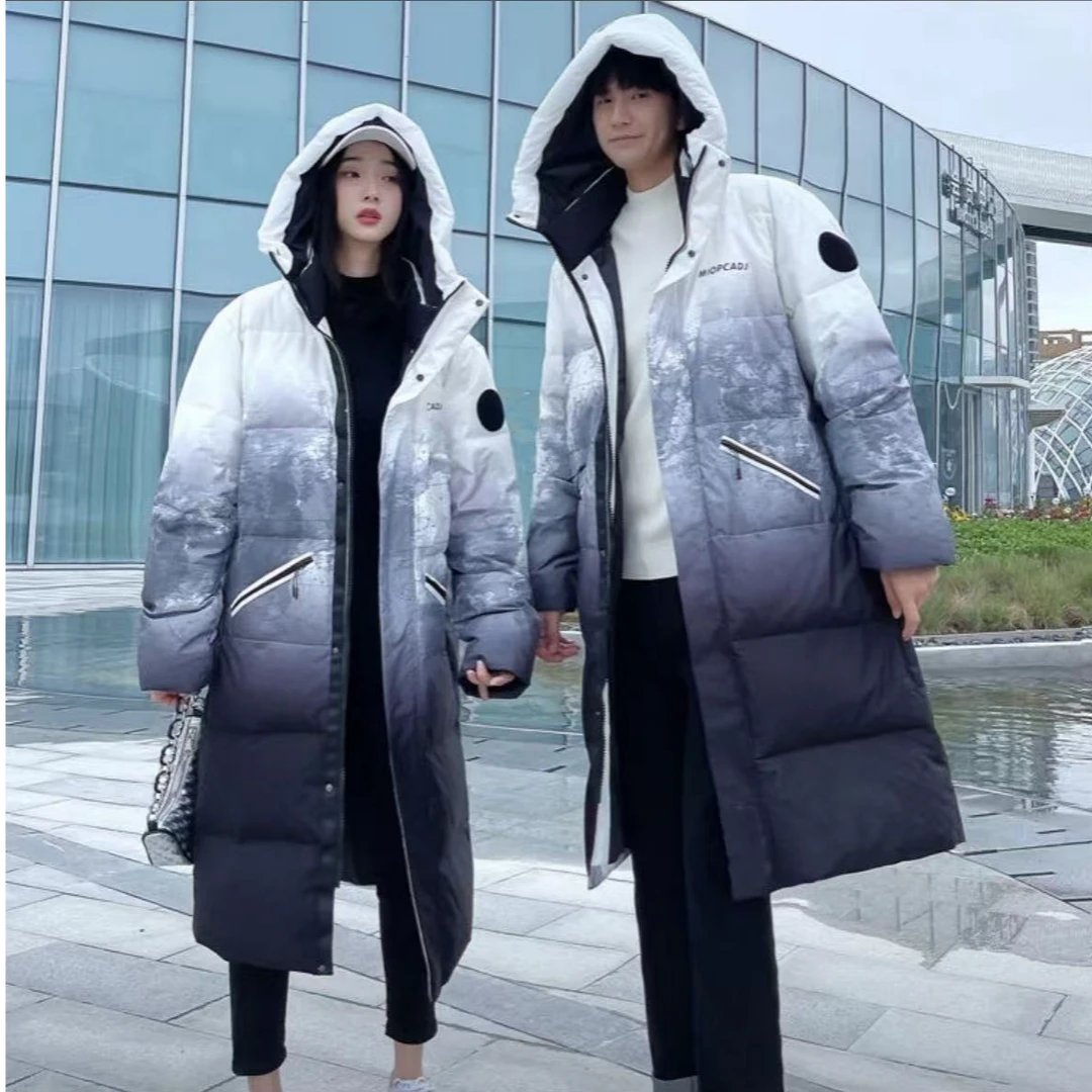 冬季新款时尚休闲长款羽绒服