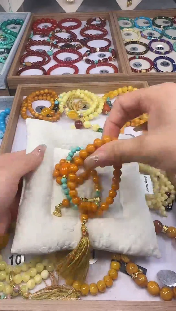 大漆工艺品手串/手链汀禾珍品——45