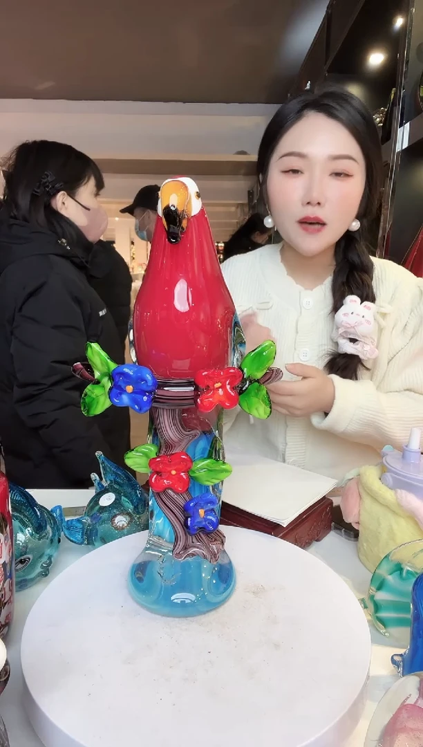 【闪购商品】茶盏琉璃摆件家居摆件微瑕