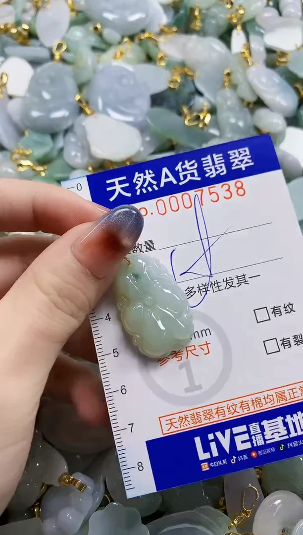 颈饰未镶嵌翡翠天然A货翡翠