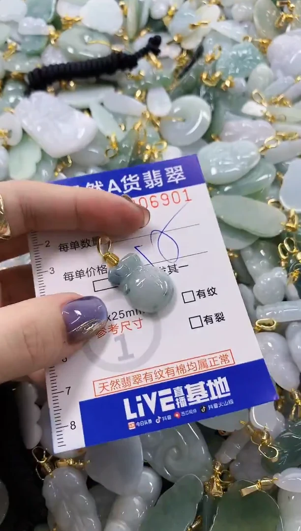 颈饰未镶嵌翡翠天然A货翡翠