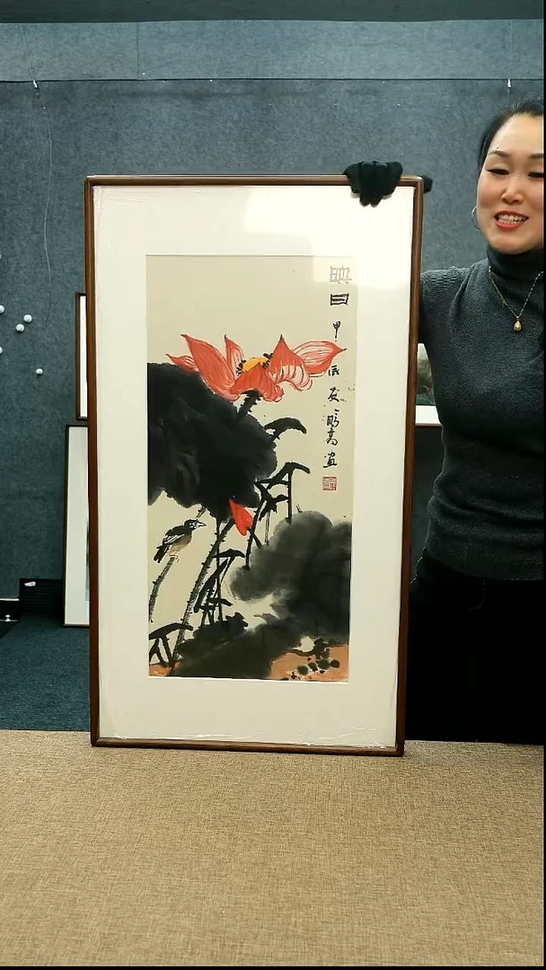 【闪购商品】国画52*92唐鹏高老师花鸟