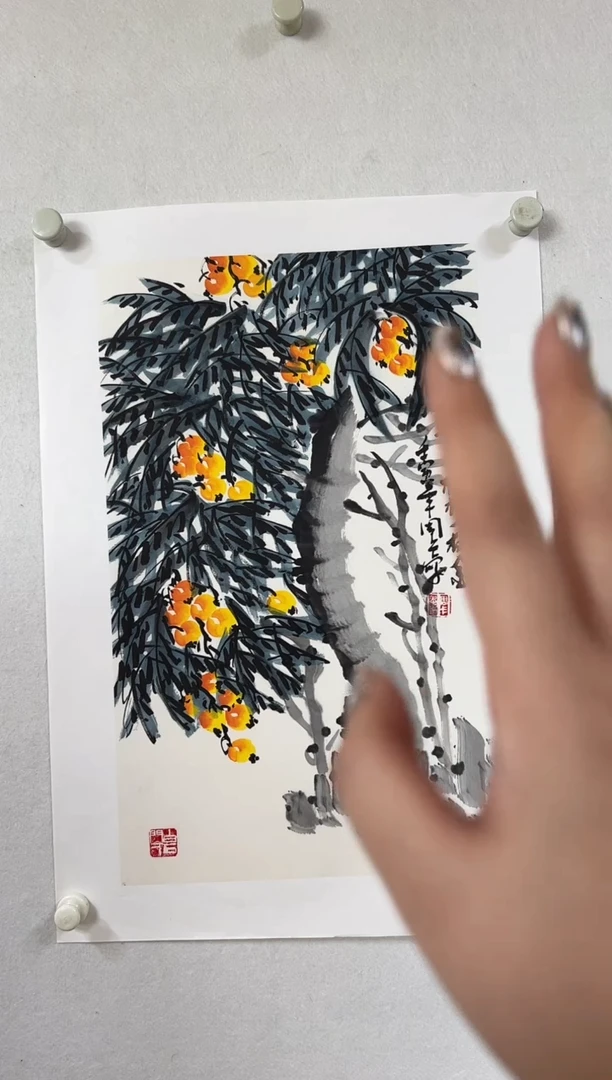 国画周卡老师国画05书画作品欣赏
