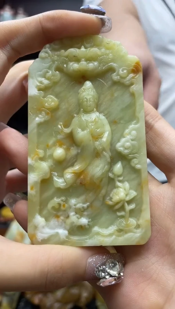 未镶嵌岫玉吊坠·多样性发*货拍一发一