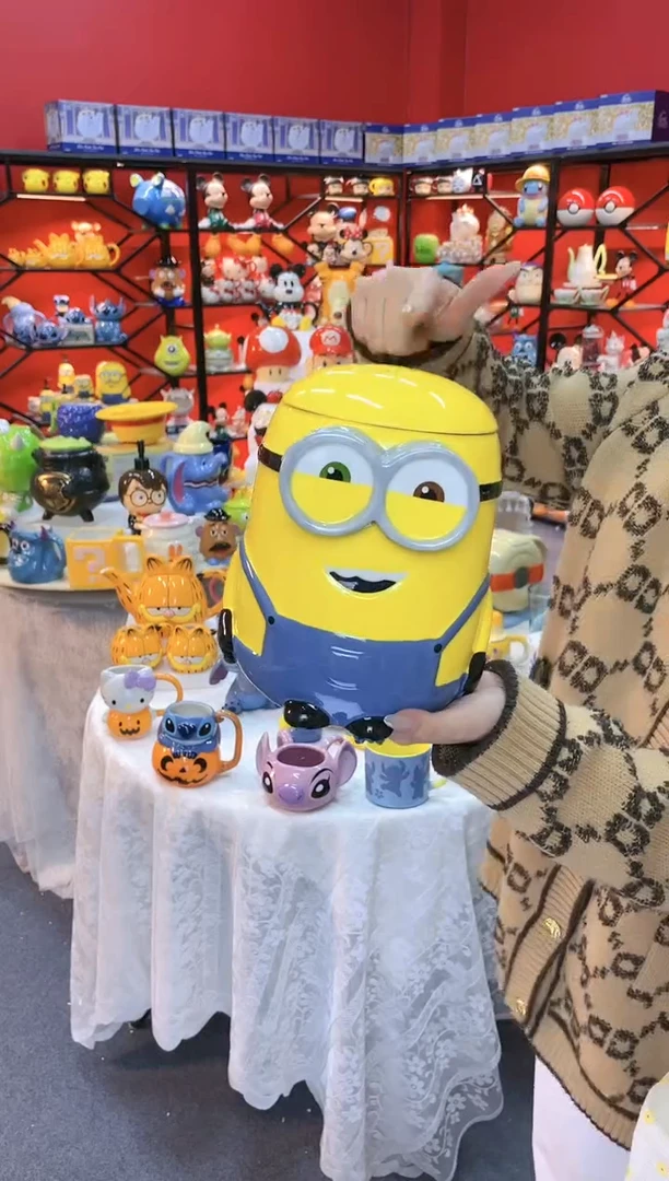 【闪购商品】.@@小黄人鲍勃储物罐