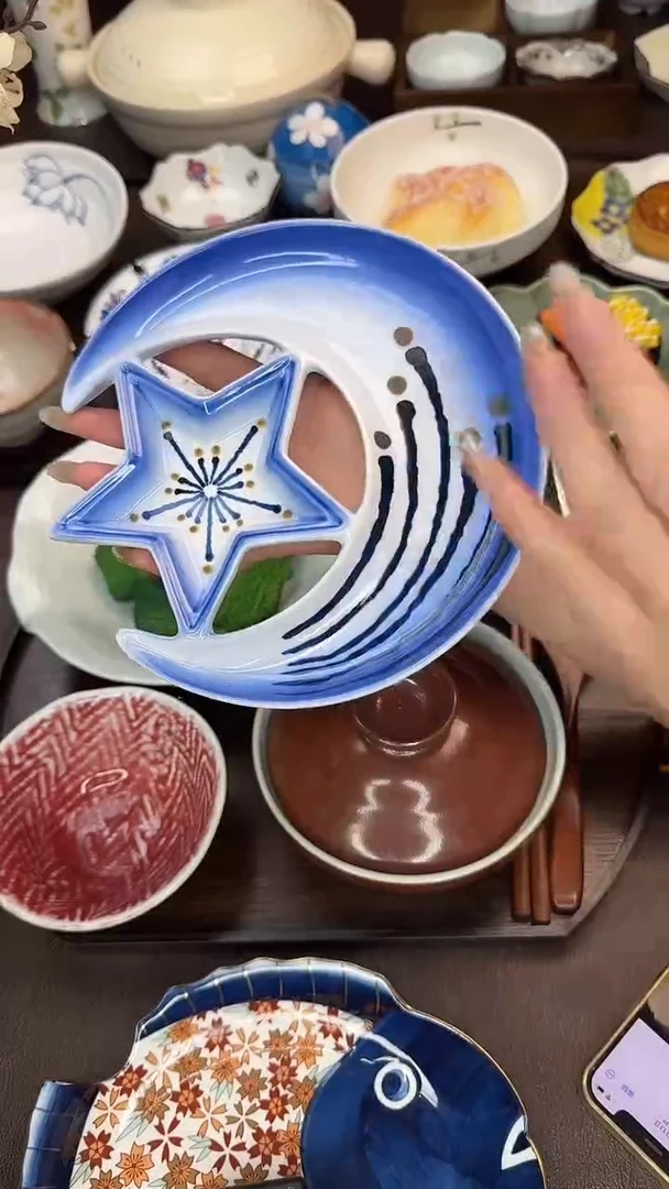 瓷（新品上新）星星月亮盘