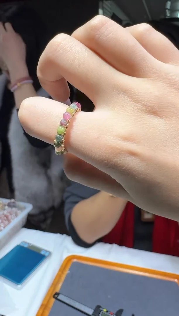 【闪购商品】碧玺戒指未镶嵌多样性发一件 367