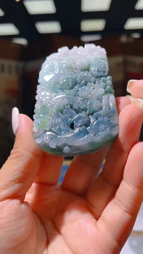 吊坠(不含链)未镶嵌翡翠天然A货翡翠DD-37