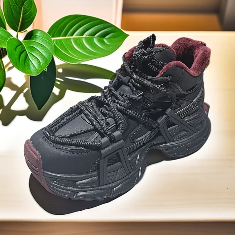 960-22拼色棉靴/毛靴二棉纯色棉鞋运动冬季休闲风休闲16