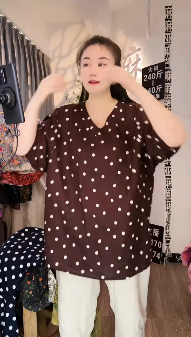 亚麻汉麻苎麻大码女装。