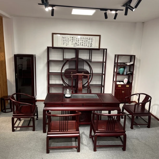 南美酸枝 158-278新中式泡茶台茶台 简约办公室茶台家用泡茶桌