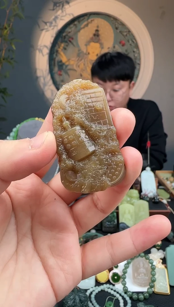 颈饰未镶嵌和田玉和田玉