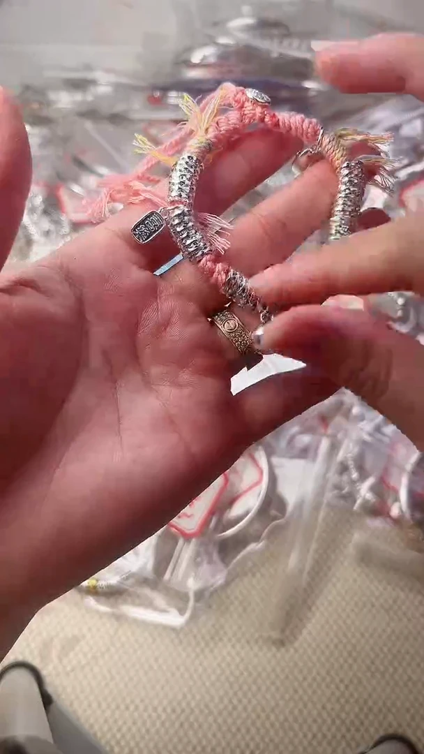 珐琅足银手镯A203