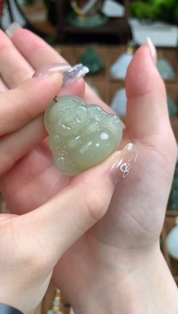 【闪购商品】和田玉颈饰未镶嵌吊坠30mm