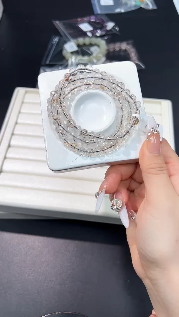 水晶手链未镶嵌97i多样性发其一【1条】默认微瑕