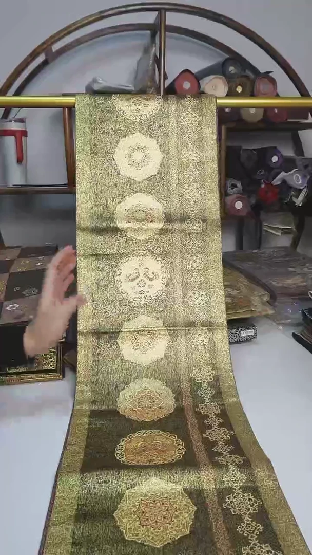 【闪购商品】织绣75西阵织六通宝相花