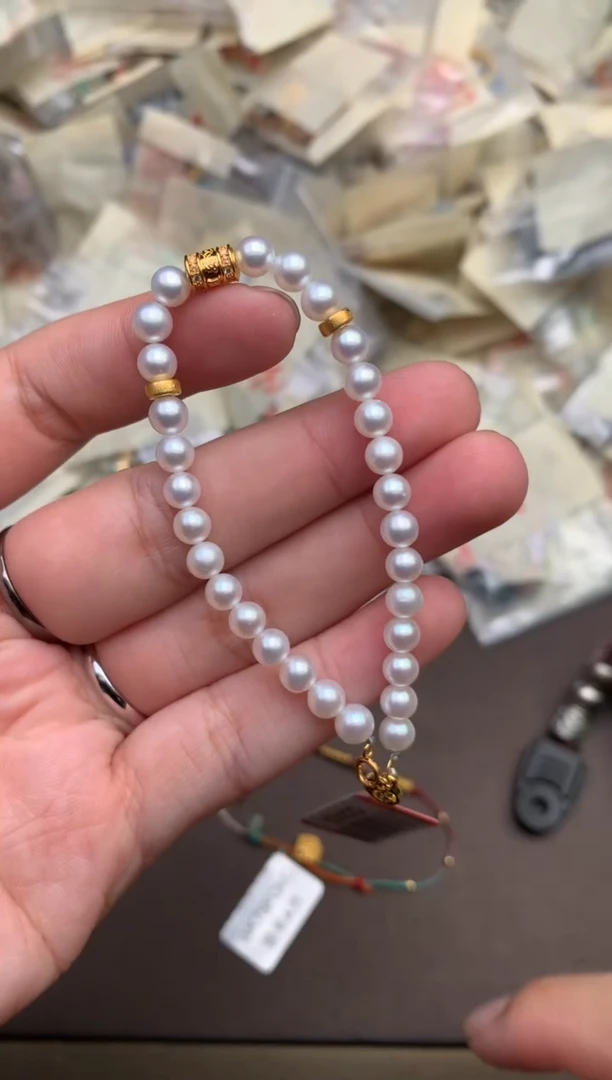 淡水珍珠手链未镶嵌 —