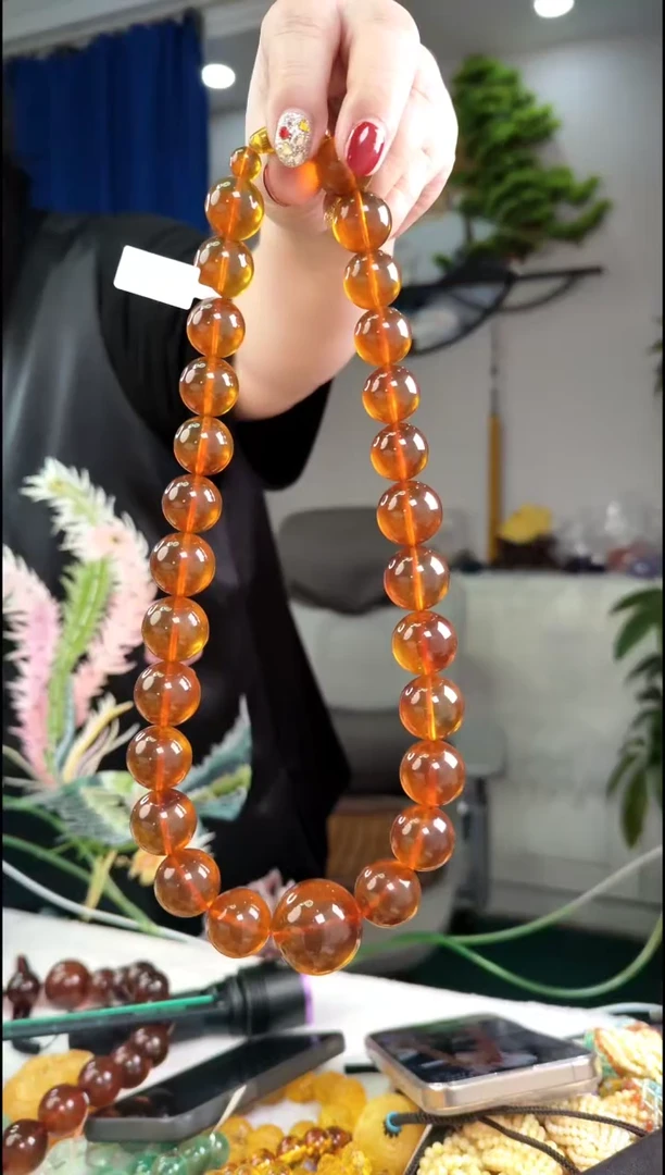 【闪购商品】琥珀颈饰未镶嵌项链