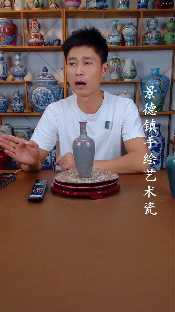 现代景德镇手工手绘陶瓷摆件7
