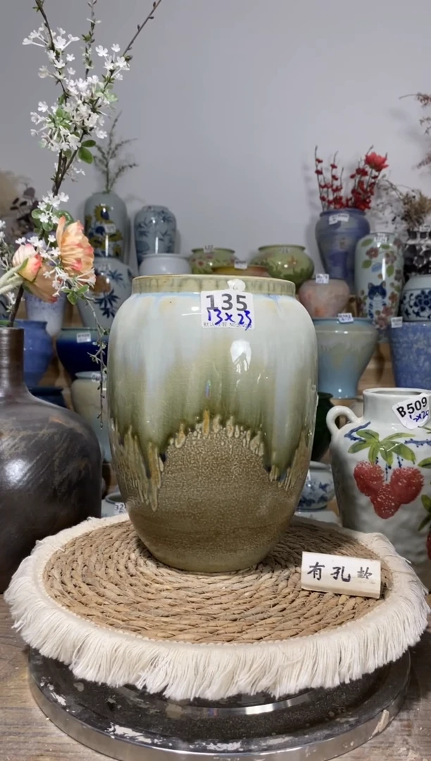 景德镇瓷韵陶瓷花盆   手工制品 完美主义者慎拍 135