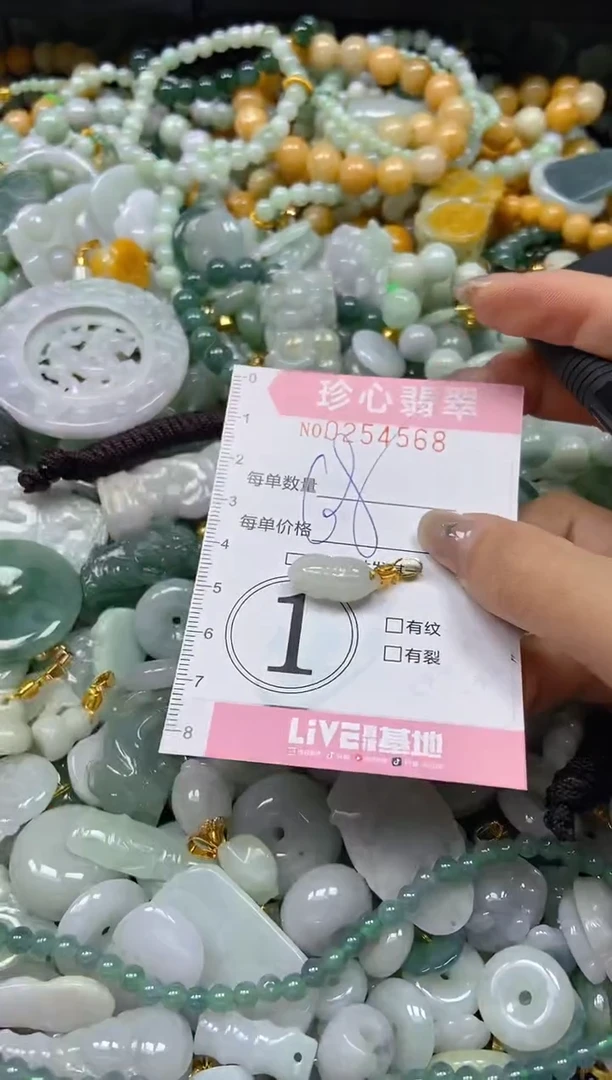 翡翠未镶嵌颈饰闪购0254568