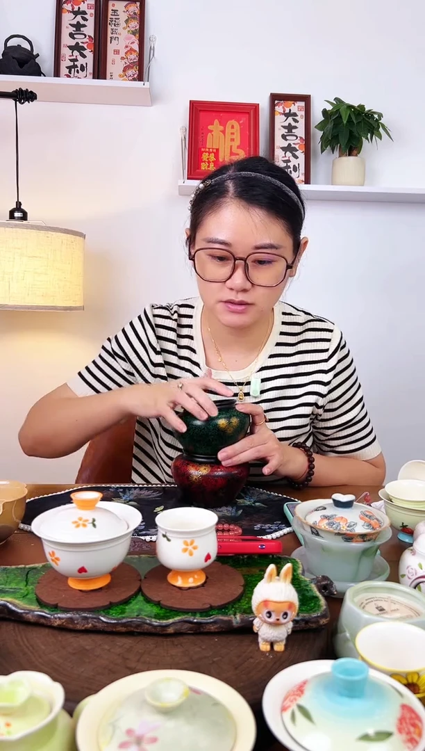 茶瓷物语陶瓷宝瓶套装