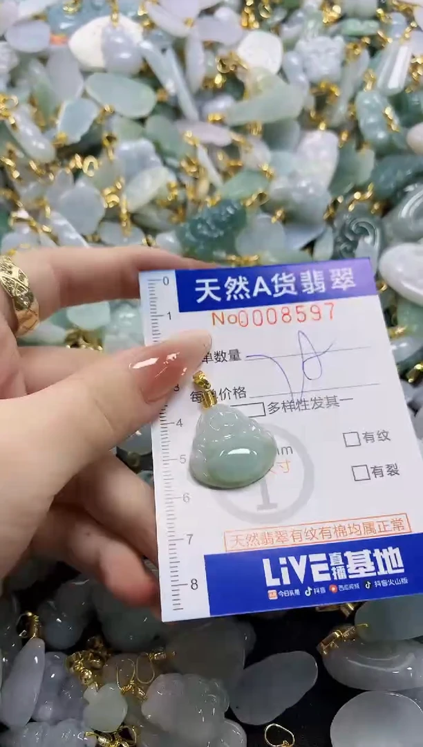 颈饰未镶嵌翡翠天然A货翡翠