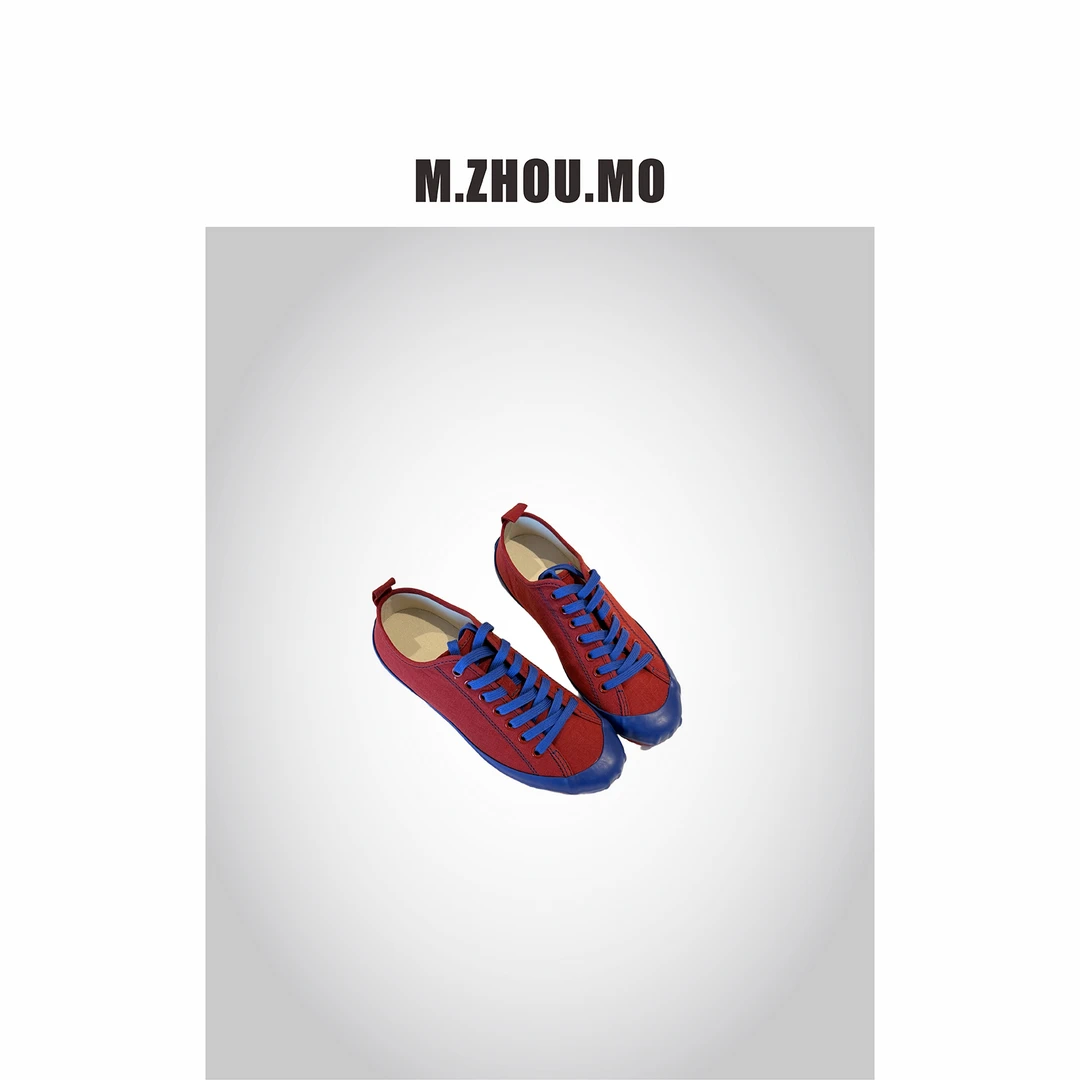 M.ZHOU.MO  帆布高品硫化女士单鞋  舒适极简爆款