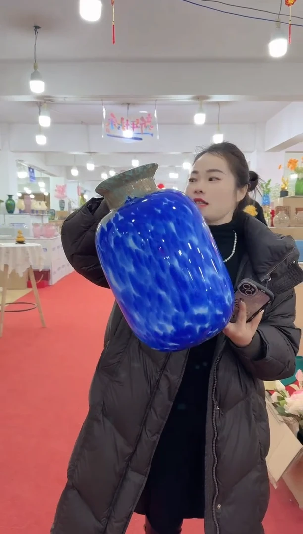 【闪购商品】无铅玻璃甄选花器-h-早5