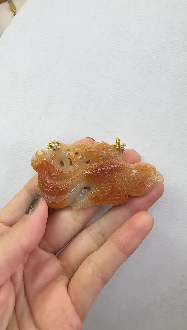 颈饰未镶嵌翡翠国风翡翠