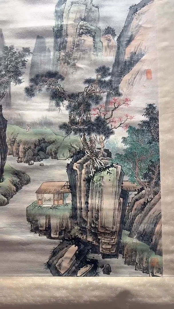 书法10-7-16启老师2.7平尺国画轴作品