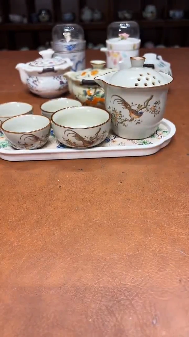 365带茶盘高雅艺术茶具清好看