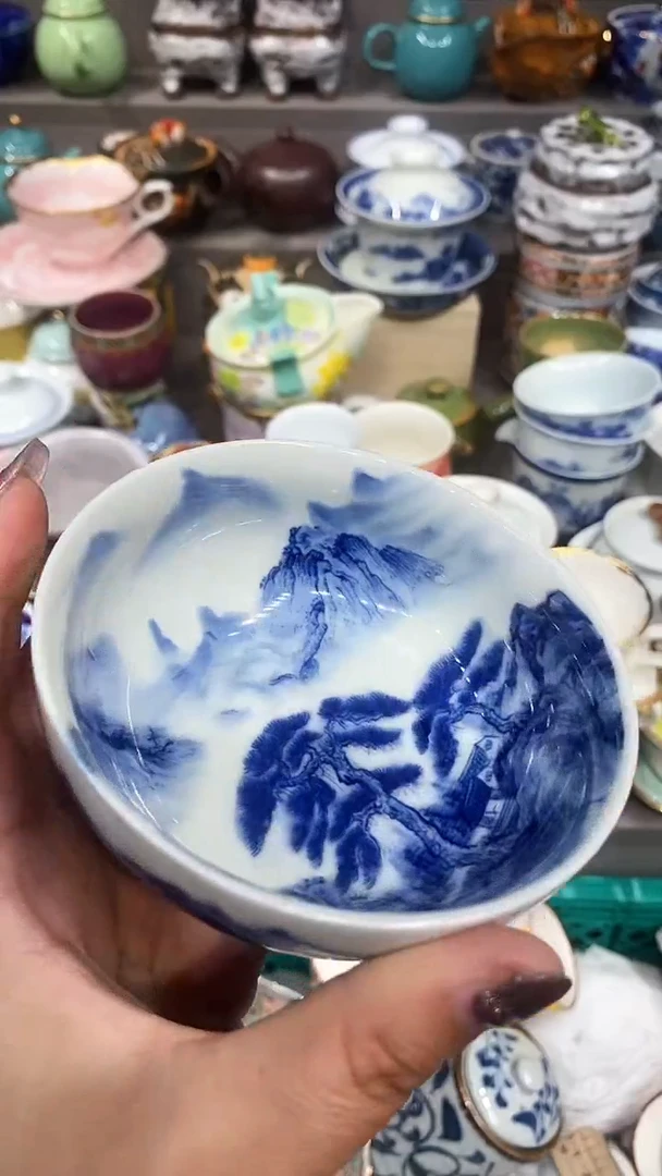 【闪购商品】闪购名称 【闪购商品】青花普洱茶杯