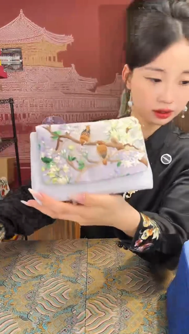 【闪购商品】刺绣苏绣手工刺绣包包