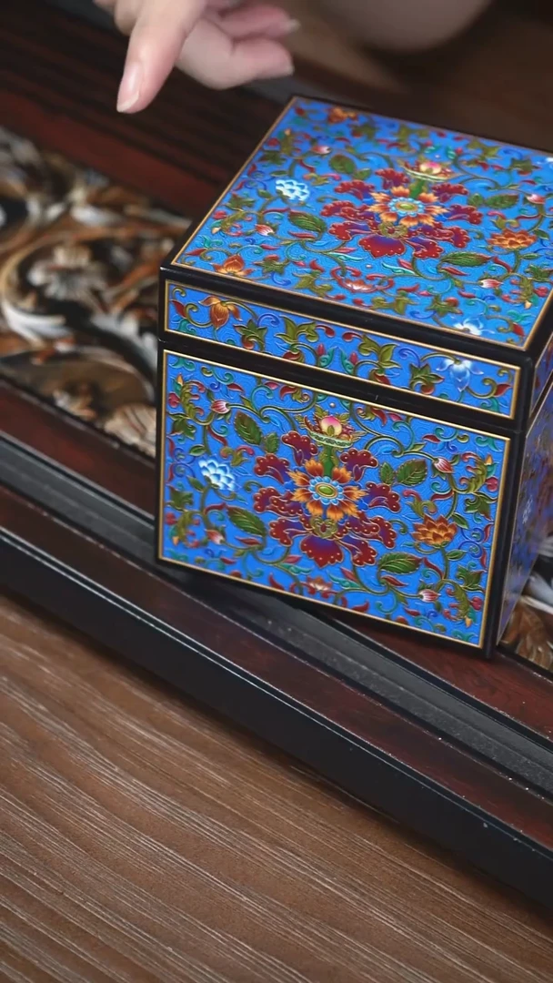 壹藏贰宝繁花十公分醒茶盒