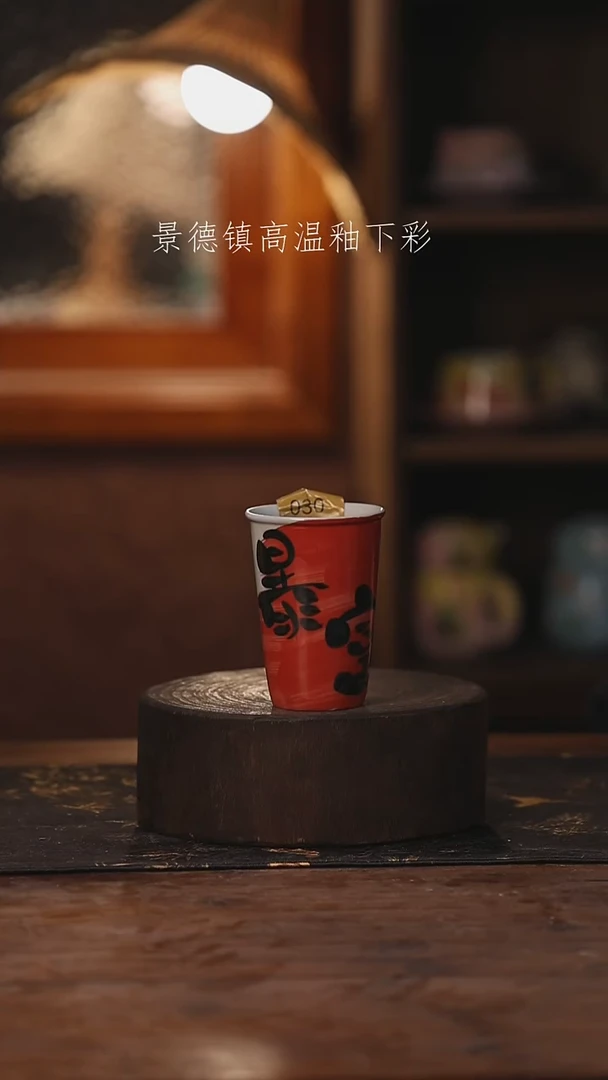 陶瓷景德镇高温釉下手绘陶瓷030