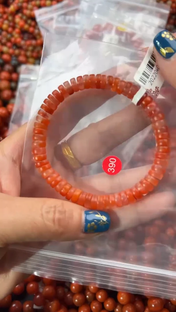 未镶嵌手串南红玛瑙7+