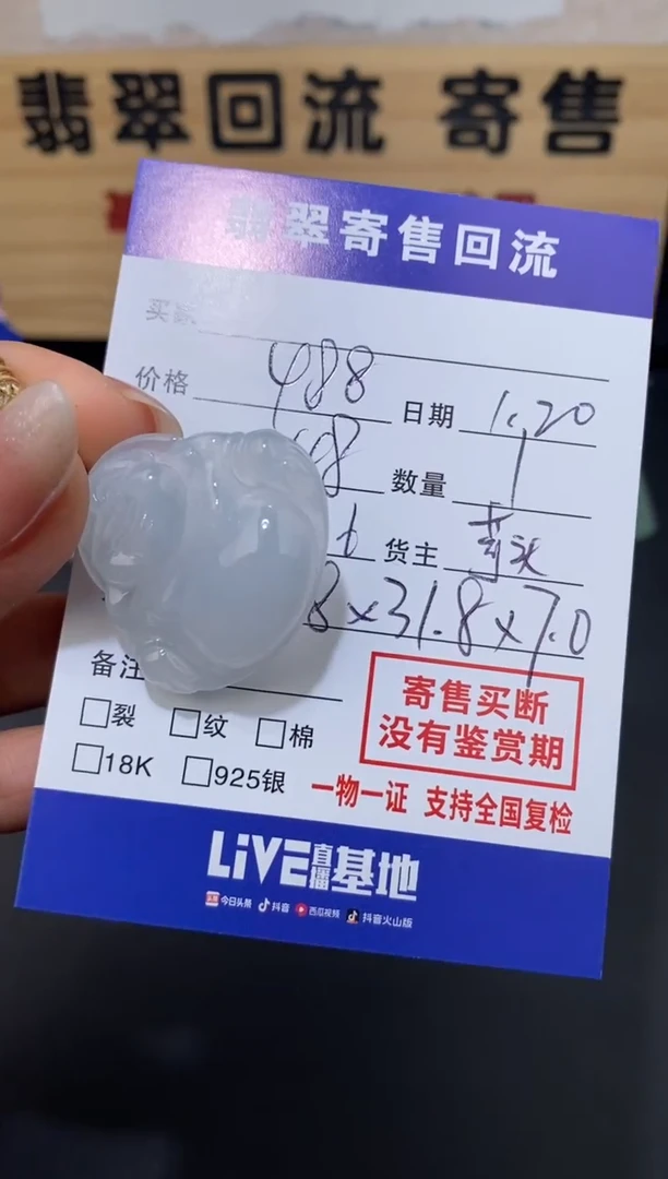 【闪购商品】翡翠颈饰未镶嵌30002244