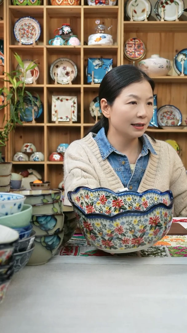 瓷片小可陶瓷高温一只汤碗