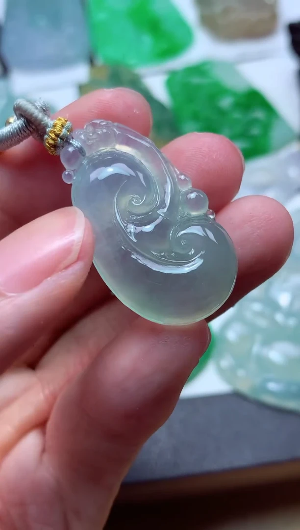 翡翠未镶嵌颈饰天然翡翠